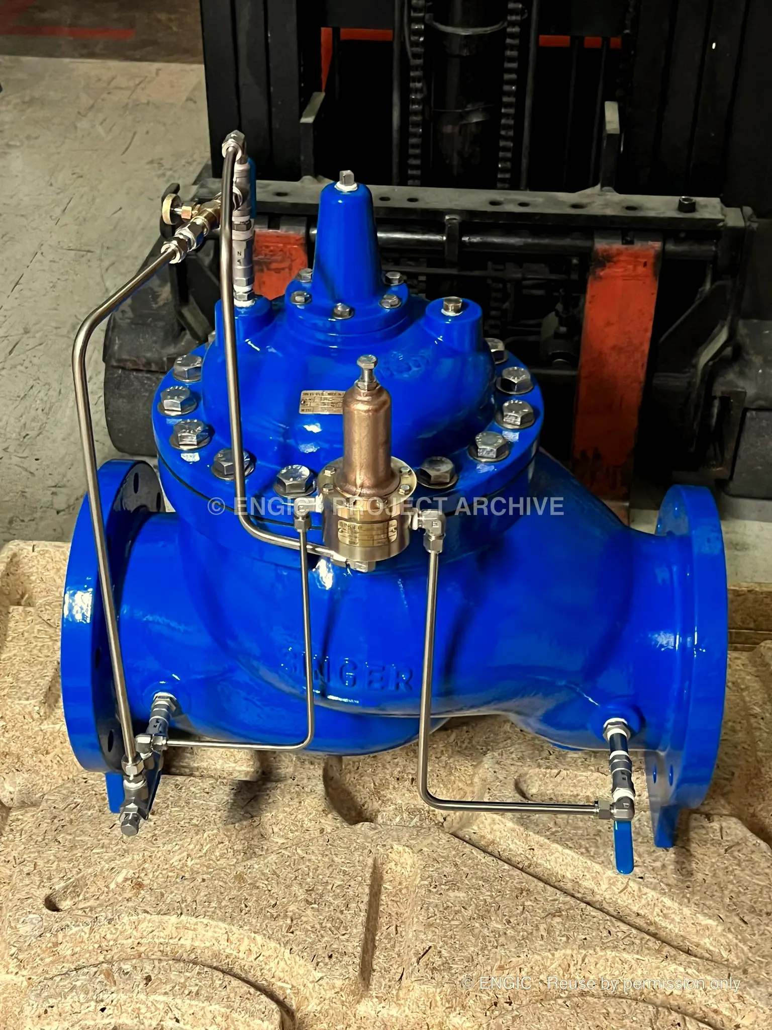 Sourced industrial valves photographed for the project archive